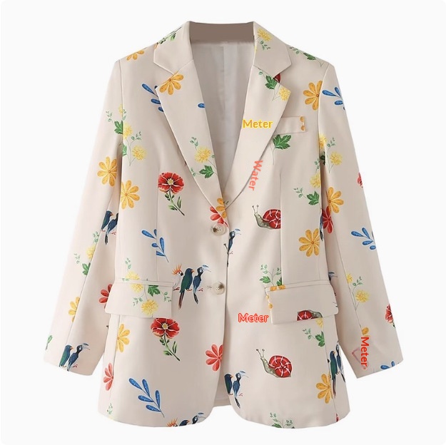Abbigliamento femminile euroamericano, nuova moda primavera autunno, stile rustico pastorale, stampa floreale e di uccelli,_voghion.com