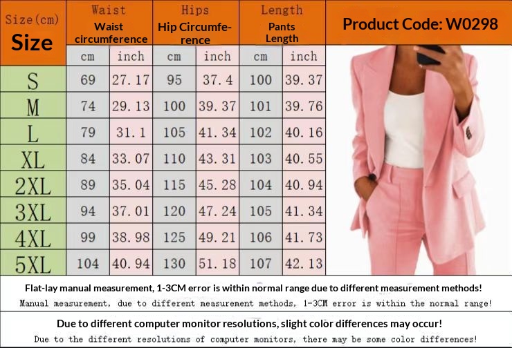 Elegant Blazer For Women Slim Fit Solid Colour Spring Autumn_voghion.com