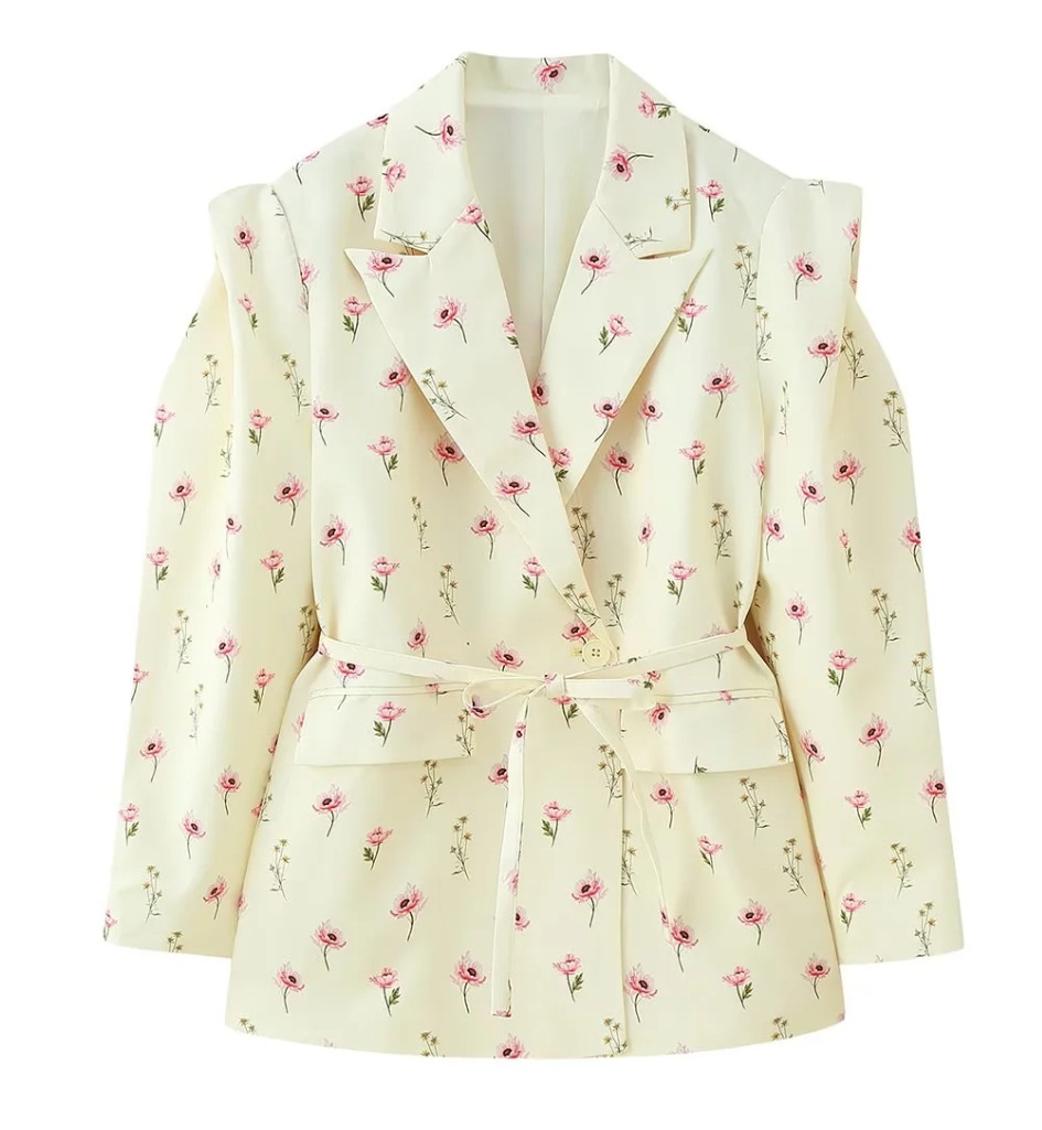 Elegantes Damen Blazer Tailliert Für Den Büroalltag_voghion.com