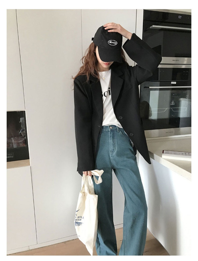 Pink Blazer 2022, Drapey, Suitable Spring, Autumn, Winter, Petite Chic Women's Suit, Casual And Versatile For Commuting_voghion.com