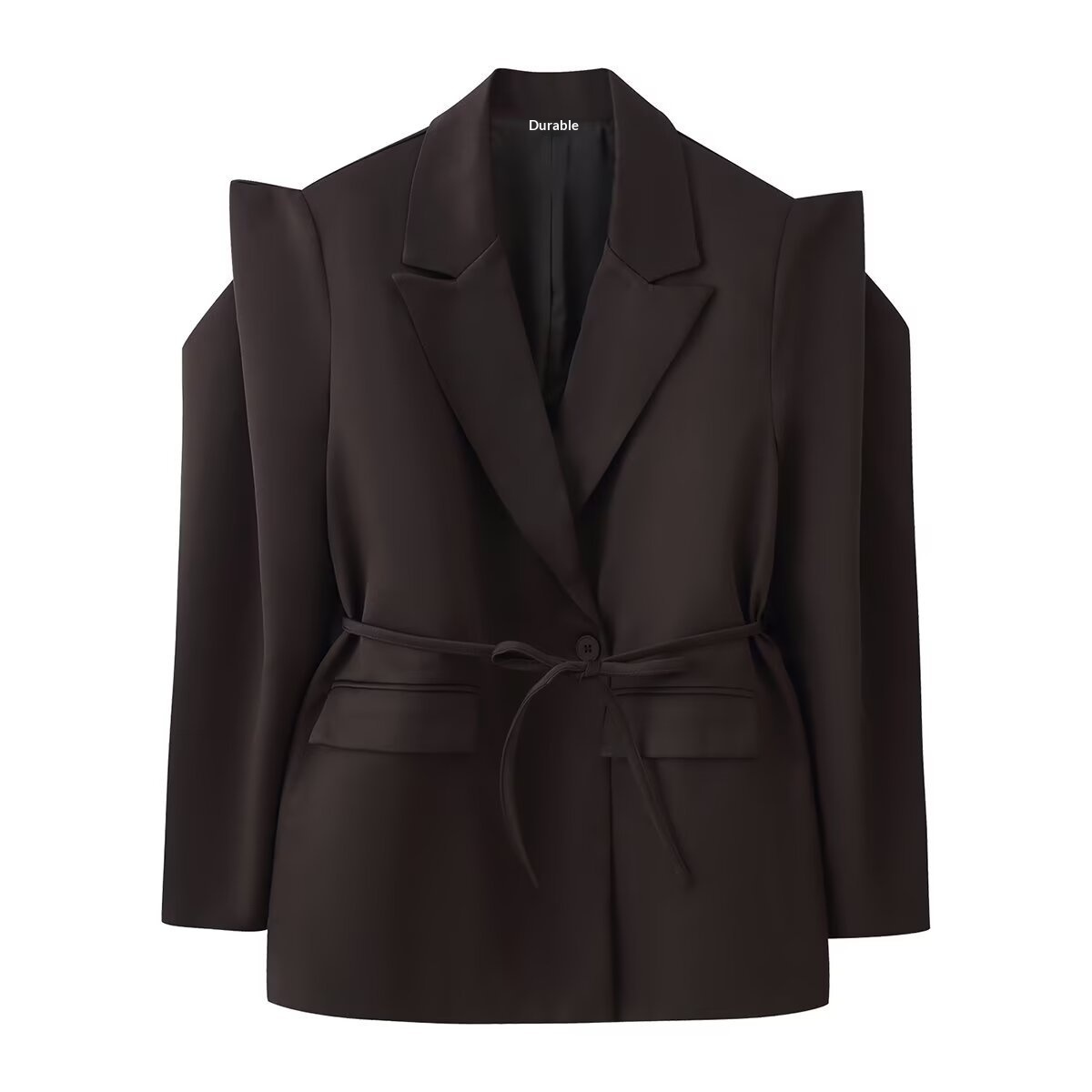 Elegantes Damen Blazer Tailliert Für Den Büroalltag_voghion.com