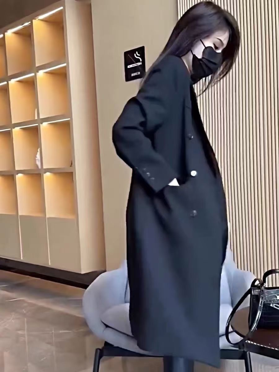 Elegant Plus Size Longline Blazer For Women Spring Autumn Style_voghion.com