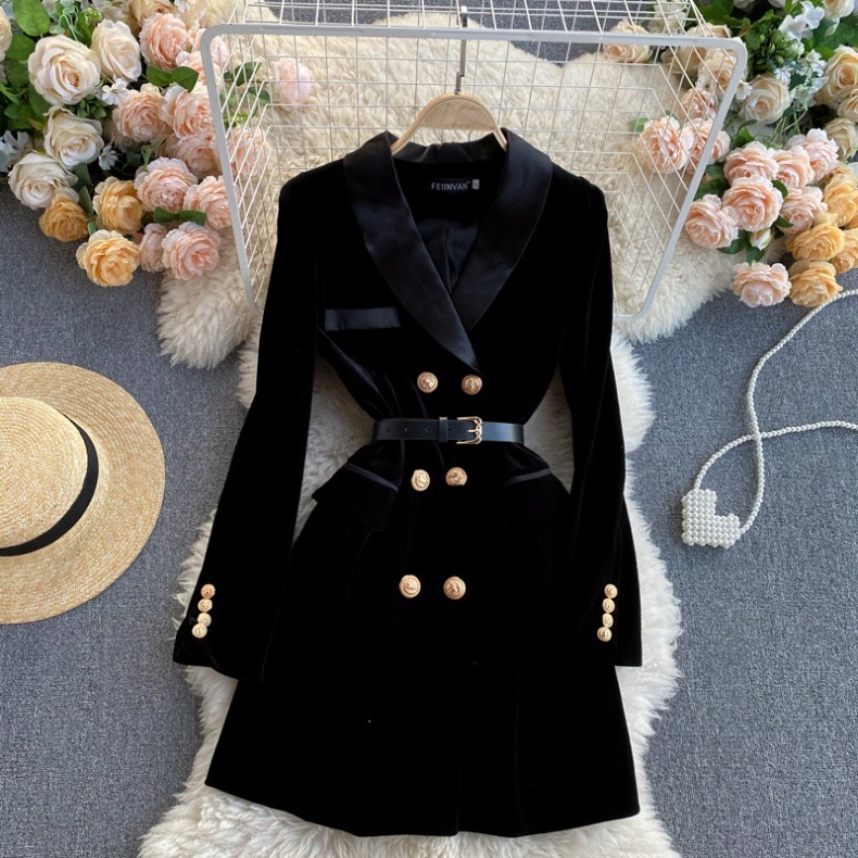Light European And American High-End Blazer For Women Irregular Patchwork Denim Design Street Style Elegant Top_voghion.com