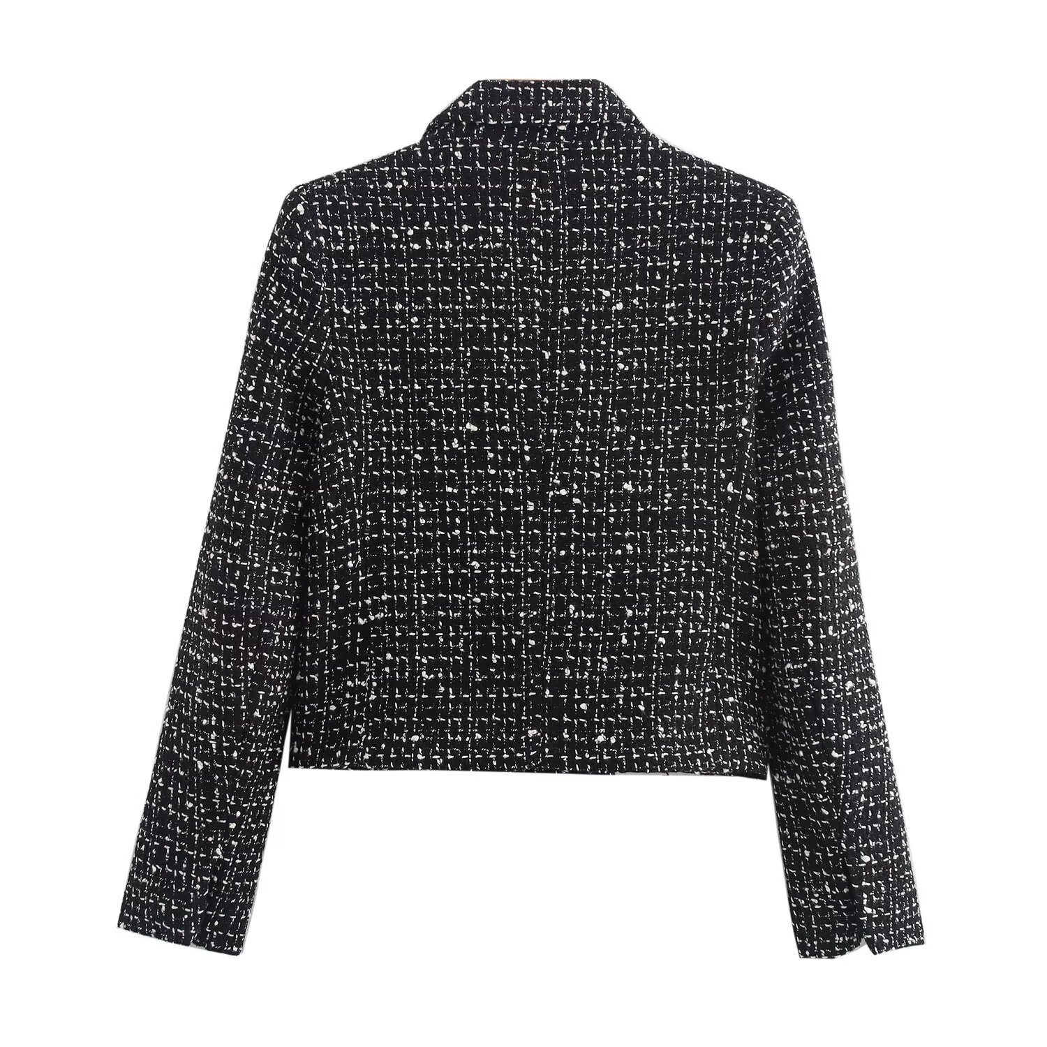 Women's Double-breasted Blazer Jacket Autumn Long Sleeve Fashion_voghion.com