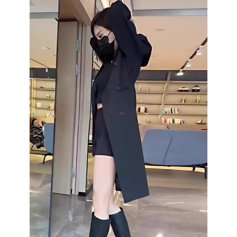 Plus-size Long Women's Blazer Spring Autumn, Korean Style, Casual, Loose, Simple, Suitable For Commuting, Elegant,_voghion.com