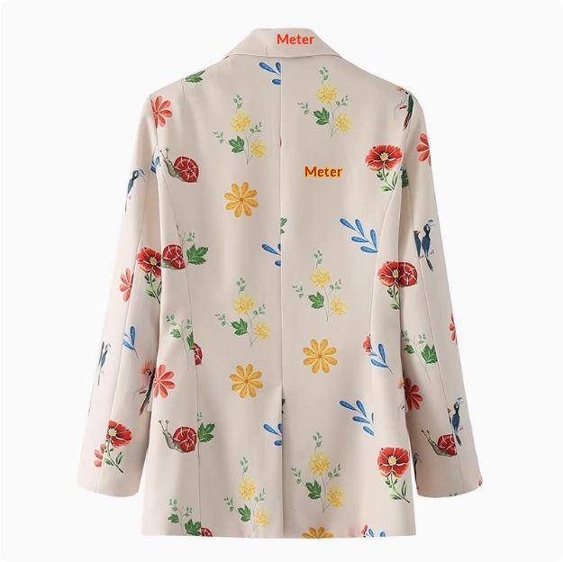 Abbigliamento femminile euroamericano, nuova moda primavera autunno, stile rustico pastorale, stampa floreale e di uccelli,_voghion.com