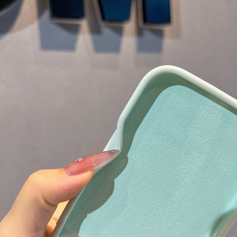 Flüssigsilikon, geeignet für iPhone 17 Zoll, Rundumschutz, stoßfeste Handyhülle für iPhone Pro Max, einfarbig mit integriertem_voghion.com