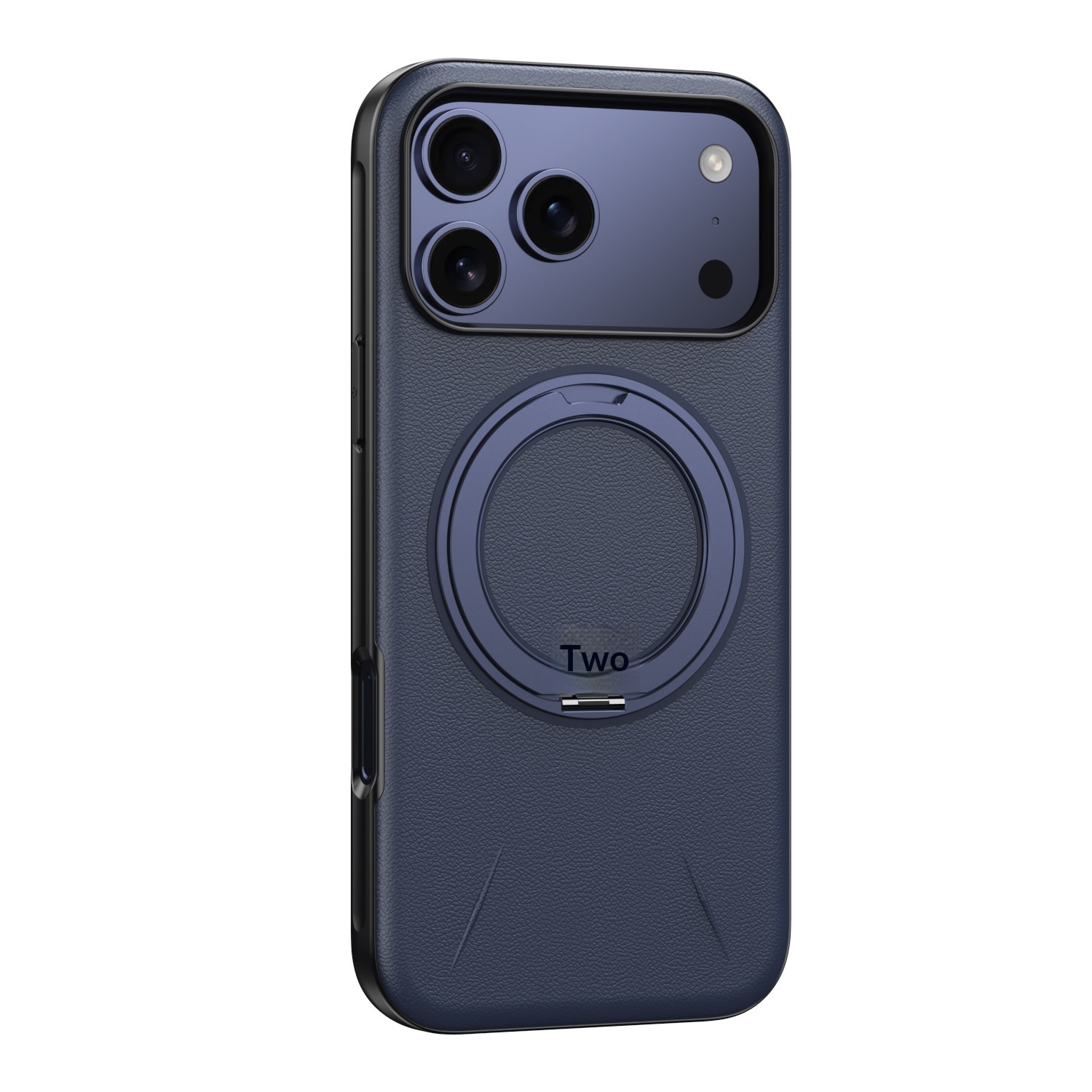 Unsichtbarer, drehbarer Ständer, kompatibel mit iPhone 17 Pro Max Hülle, magnetische Lederhalterung, Schutzhülle_voghion.com