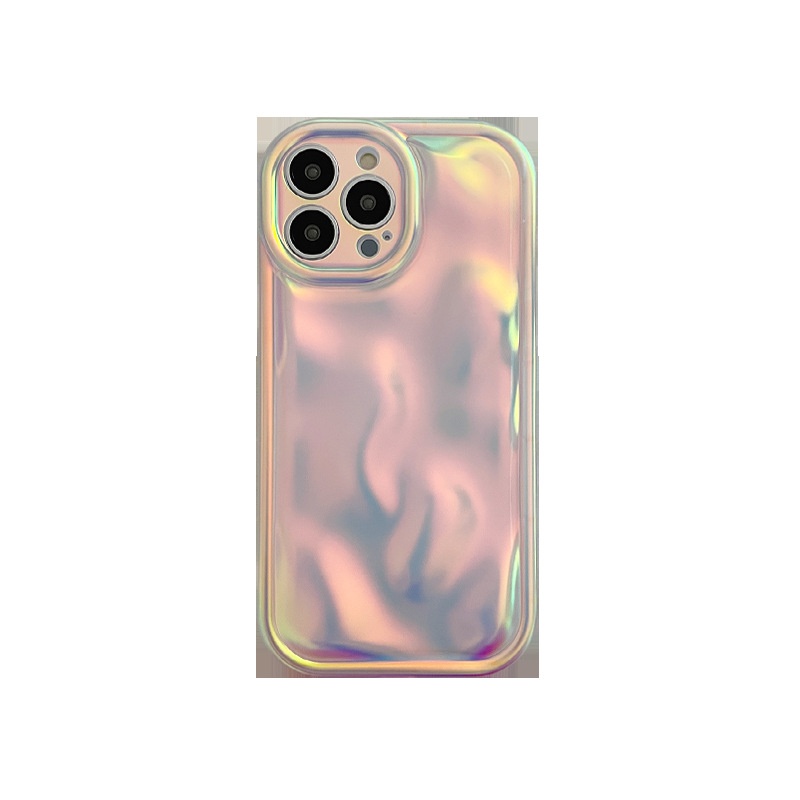 Custodia per iPhone 14 Pro Max in stile Laser di Zhao Lu Si, custodia di alta gamma per iPhone 13, custodia semplice e alla moda con motivo meteorite per iPhone 12._voghion.com