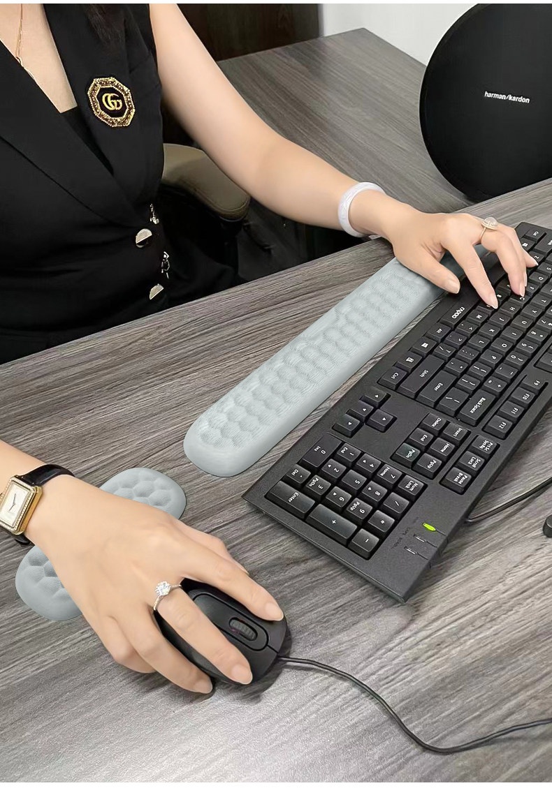 Mechanical Keyboard Memory Foam Mouse Support Comfortable Rest Wrist Pad For Women And Men_voghion.com