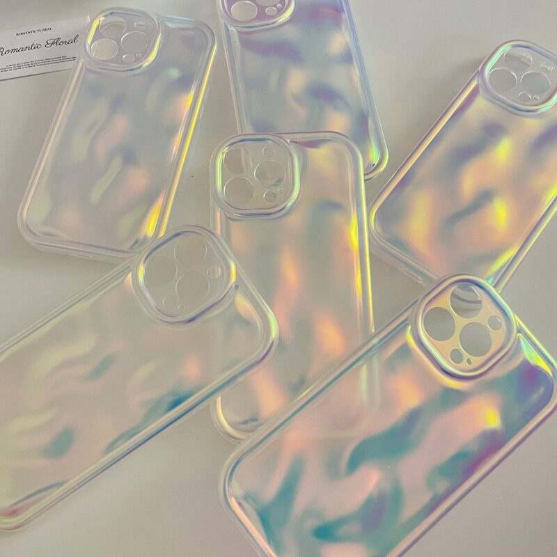 Custodia per iPhone 14 Pro Max in stile Laser di Zhao Lu Si, custodia di alta gamma per iPhone 13, custodia semplice e alla moda con motivo meteorite per iPhone 12._voghion.com