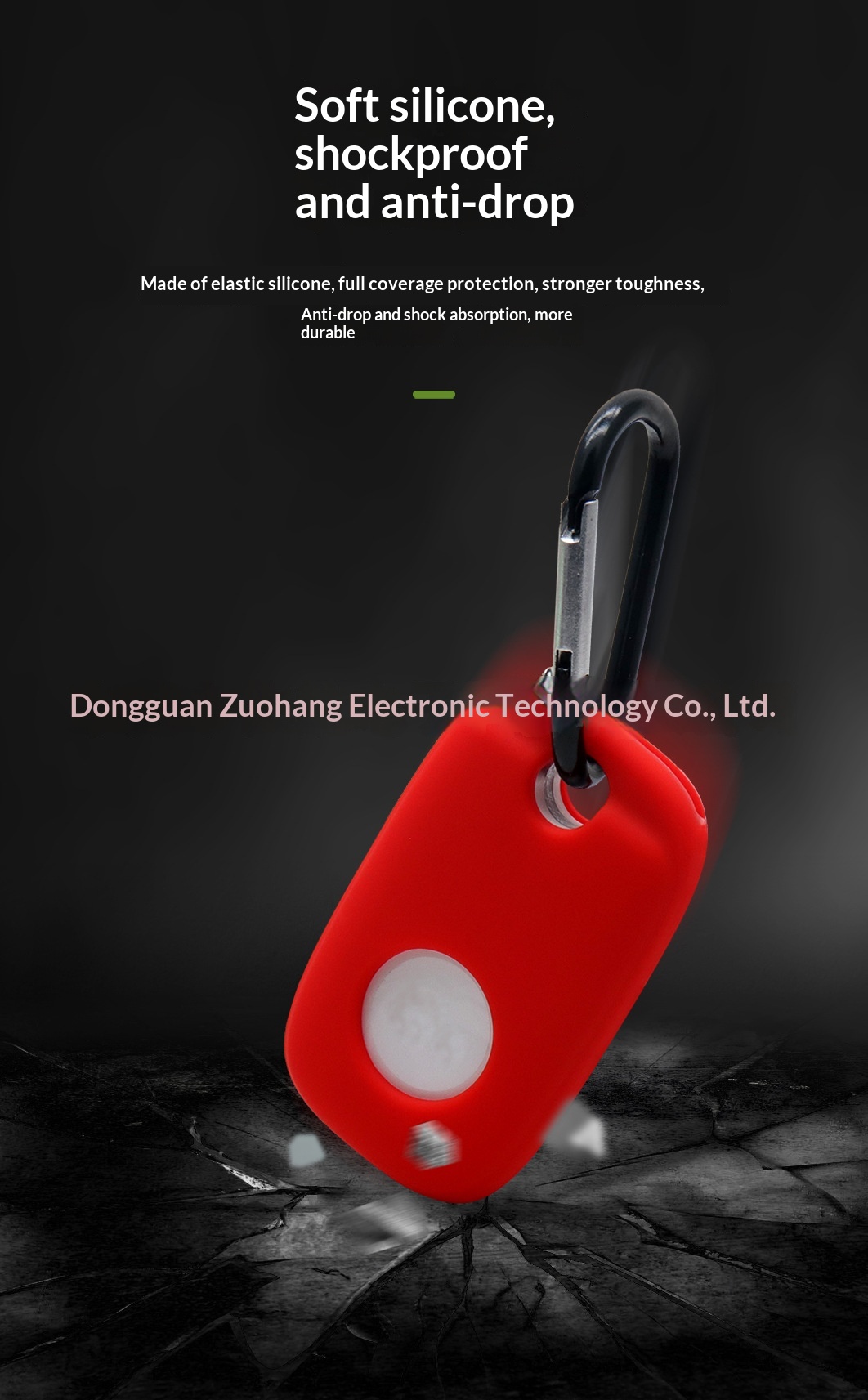 Skyddsfodral i silikon för tile pro bluetooth tracker_voghion.com