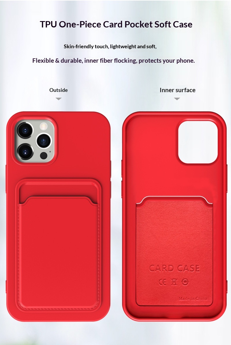 Iphone Case With Card Holder Liquid Silicone Full Coverage_voghion.com