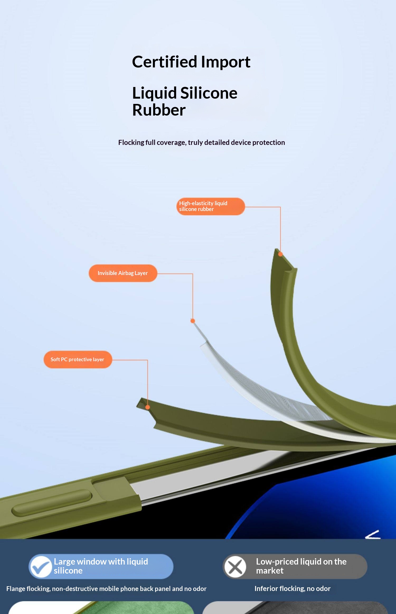 Liquid Large Window Compatible 17 Pro Max Phone Case IPhone 16 With Lens Protector Silicone Protective Cover 15_voghion.com