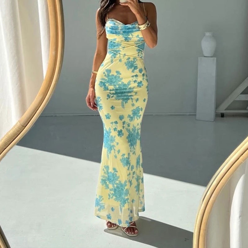 Lente 2026: nieuwe Europese en Amerikaanse damesjurken: elegant, stijlvol, met print, nauwsluitend, bodycon, strapless, lange jurk_voghion.com