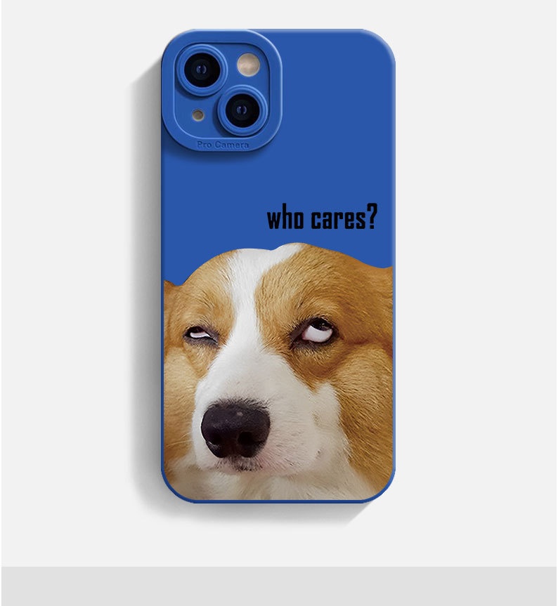Funny Corgi Compatible With Iphone 14 Phone IPhone 15 Pro Max Fun 7/8 Plus Matte 13 Soft Case_voghion.com