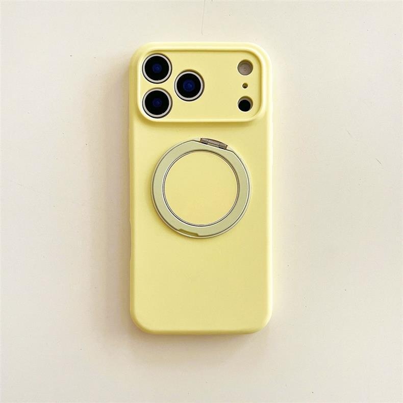 Neue drehbare Schutzhülle aus Flüssigsilikon für iPhone 16 und iPhone 17 mit magnetischen Tasten und vollständiger Abdeckung._voghion.com