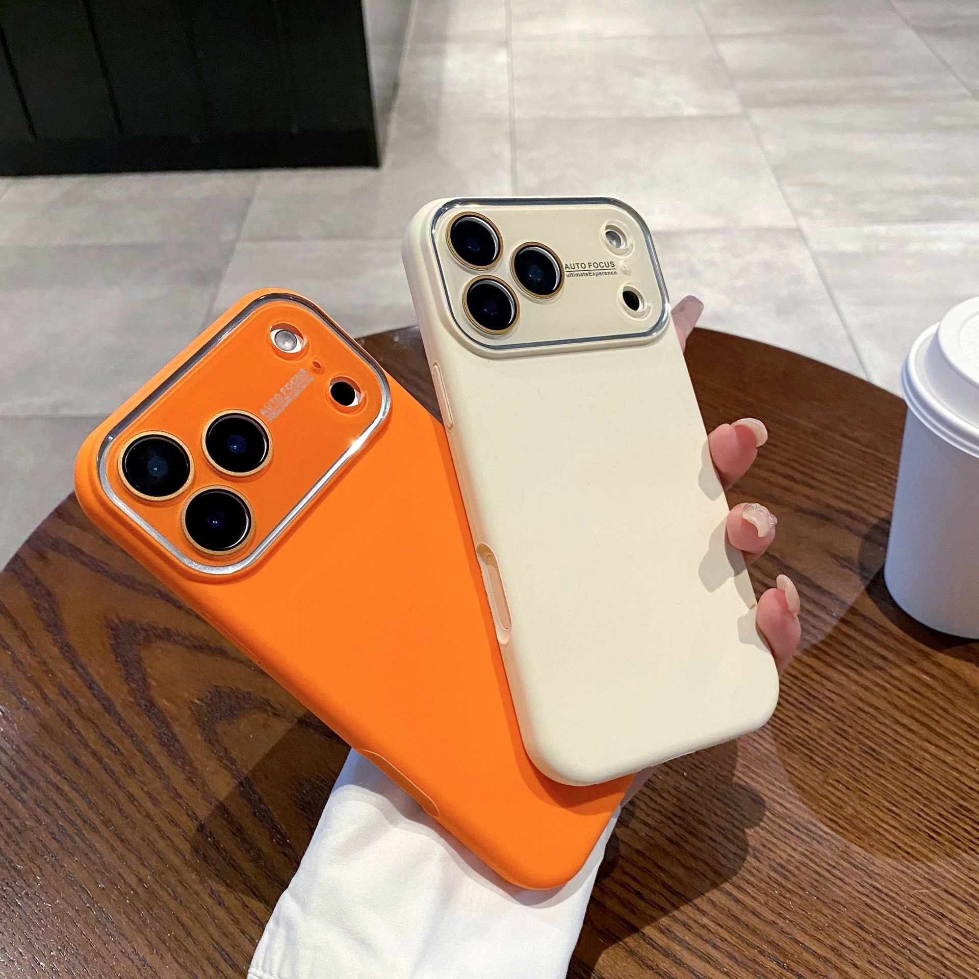 Liquid Large Window Compatible 17 Pro Max Phone Case IPhone 16 With Lens Protector Silicone Protective Cover 15_voghion.com