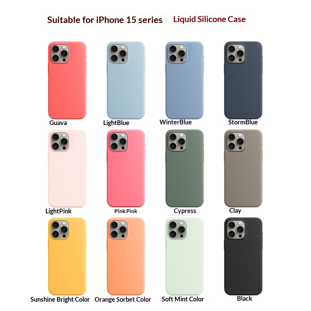 Compatible With IPhone 15 Pro Max/Plus Liquid Silicone Huaqiangbei Magnetic Animation Phone Case_voghion.com