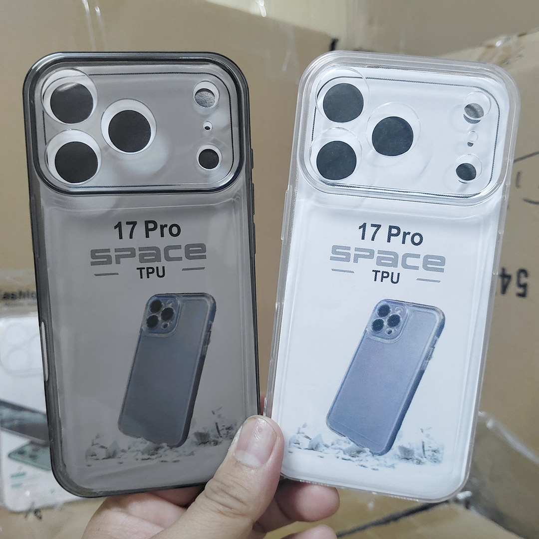 Adatto per IPHONE 17, custodia per telefono anti-caduta con fori precisi, anti-caduta a quattro angoli, bordo dritto trasparente_voghion.com