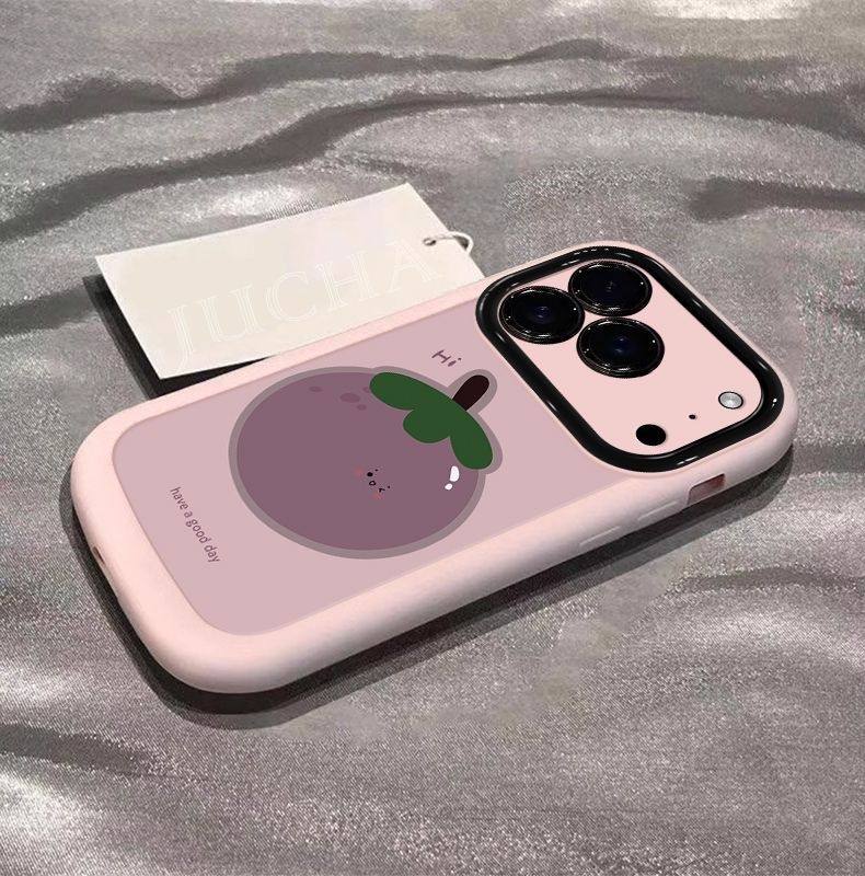 Kompatibel mit iPhone 17 Pro Max – Stoßfeste Silikonhülle mit Rundumschutz und Mangostan-Motiv_voghion.com