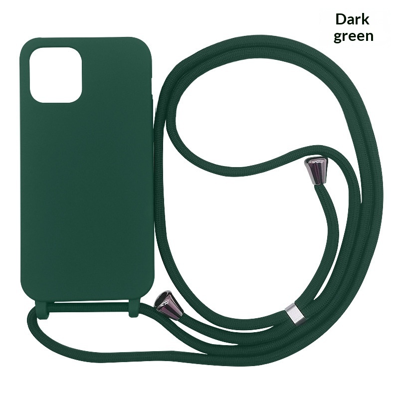 Neck Compatible IPhone 13 15 16 Phone Case With Lanyard Crossbody Strap_voghion.com