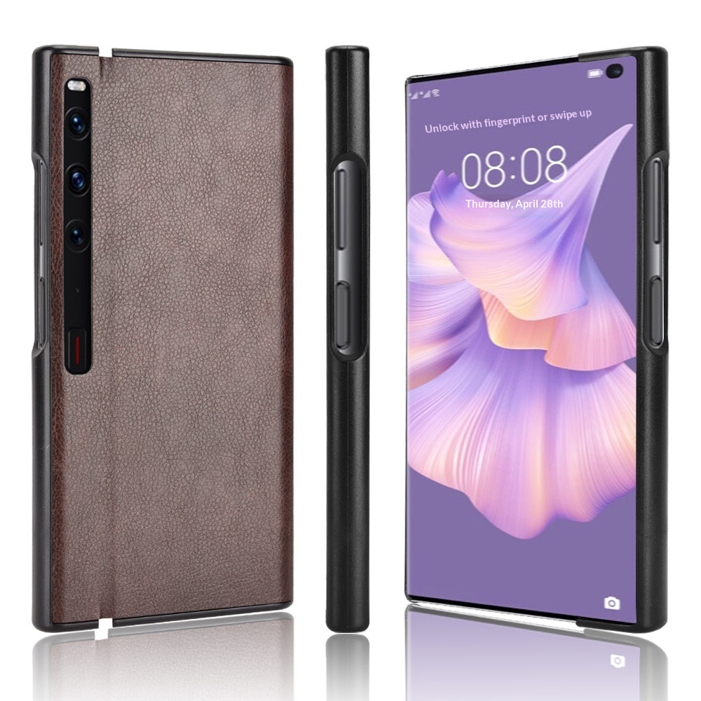 Suitable For Huawei Mate Xs 2, Lychee Pattern Phone Case PAL-AL00, Protective Cover, Semi-hard Shell, Stylish Casing_voghion.com