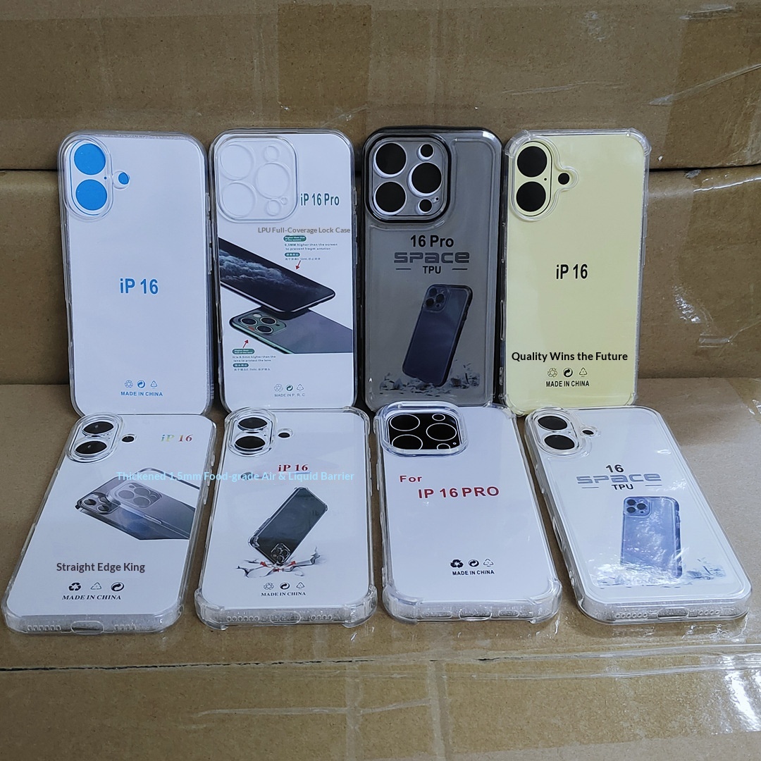 Adatto per IPHONE 17, custodia per telefono anti-caduta con fori precisi, anti-caduta a quattro angoli, bordo dritto trasparente_voghion.com
