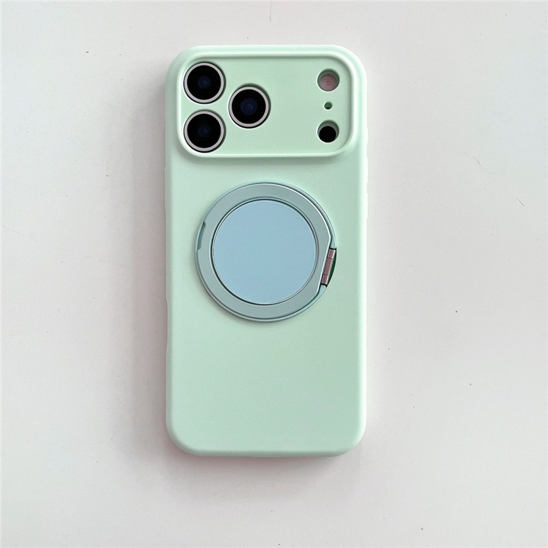 Neue drehbare Schutzhülle aus Flüssigsilikon für iPhone 16 und iPhone 17 mit magnetischen Tasten und vollständiger Abdeckung._voghion.com