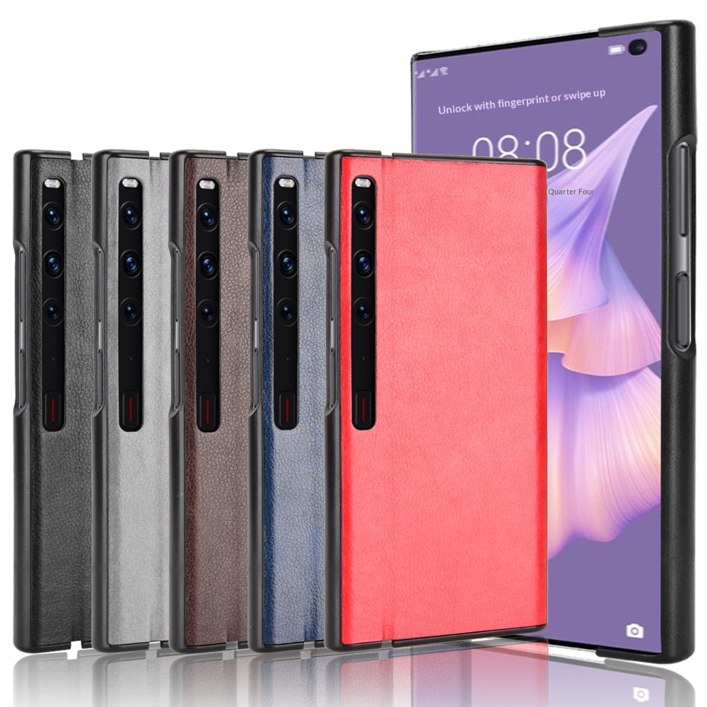 Suitable For Huawei Mate Xs 2, Lychee Pattern Phone Case PAL-AL00, Protective Cover, Semi-hard Shell, Stylish Casing_voghion.com
