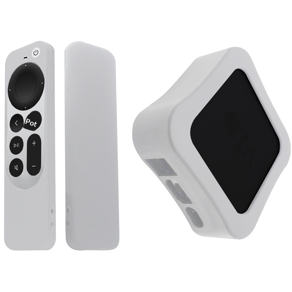 Funda protectora de silicona para mando a distancia con luz nocturna, apta para televisores 4K de 2021._voghion.com