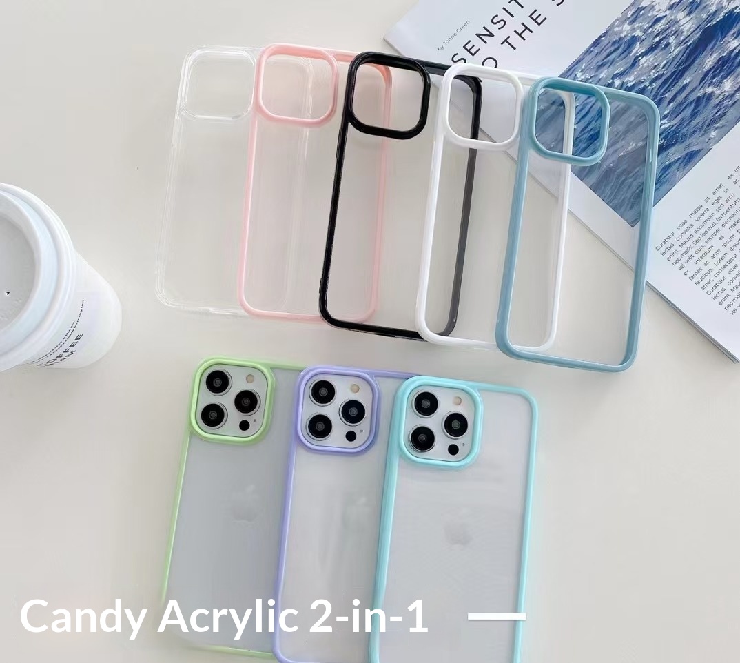 Coque de protection iphone au design macaron cream_voghion.com