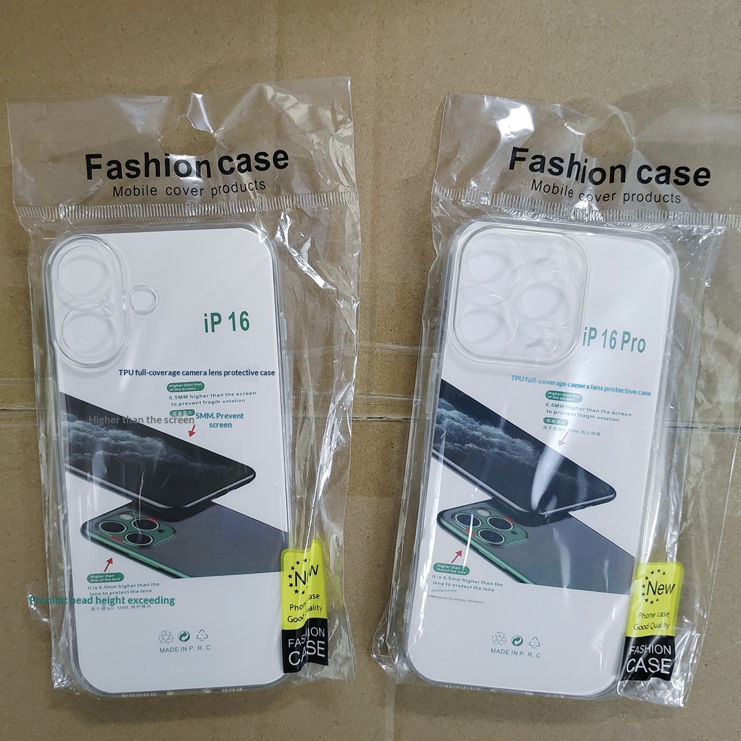 Adatto per IPHONE 17, custodia per telefono anti-caduta con fori precisi, anti-caduta a quattro angoli, bordo dritto trasparente_voghion.com