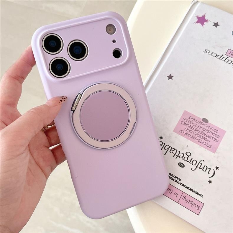 Neue drehbare Schutzhülle aus Flüssigsilikon für iPhone 16 und iPhone 17 mit magnetischen Tasten und vollständiger Abdeckung._voghion.com