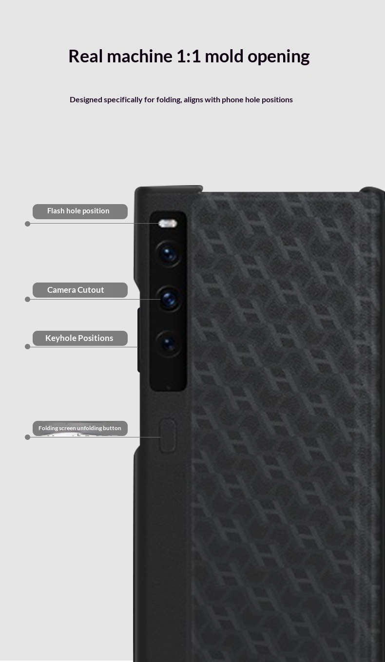 Compatible Huawei 2 Phone Business Mate Xs Foldable Screen Stand Shockproof H Leather Protective Case_voghion.com