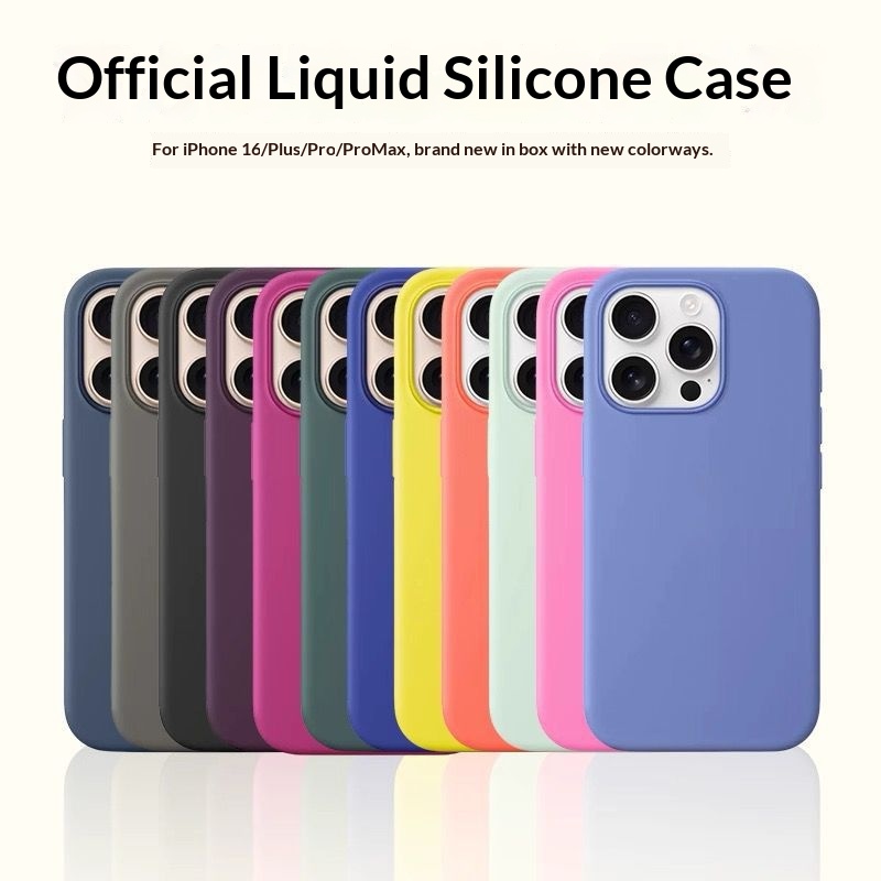 Compatible With Phone Case Magnetic Animation IPhone Max Liquid Silicone 16 Pro Camera Button_voghion.com