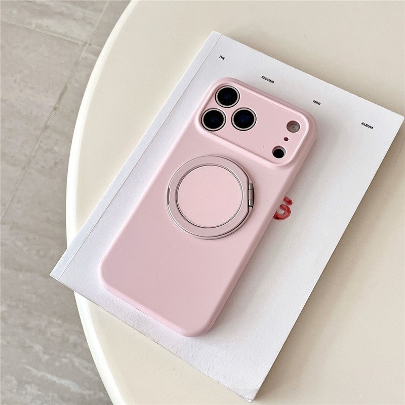 Neue drehbare Schutzhülle aus Flüssigsilikon für iPhone 16 und iPhone 17 mit magnetischen Tasten und vollständiger Abdeckung._voghion.com