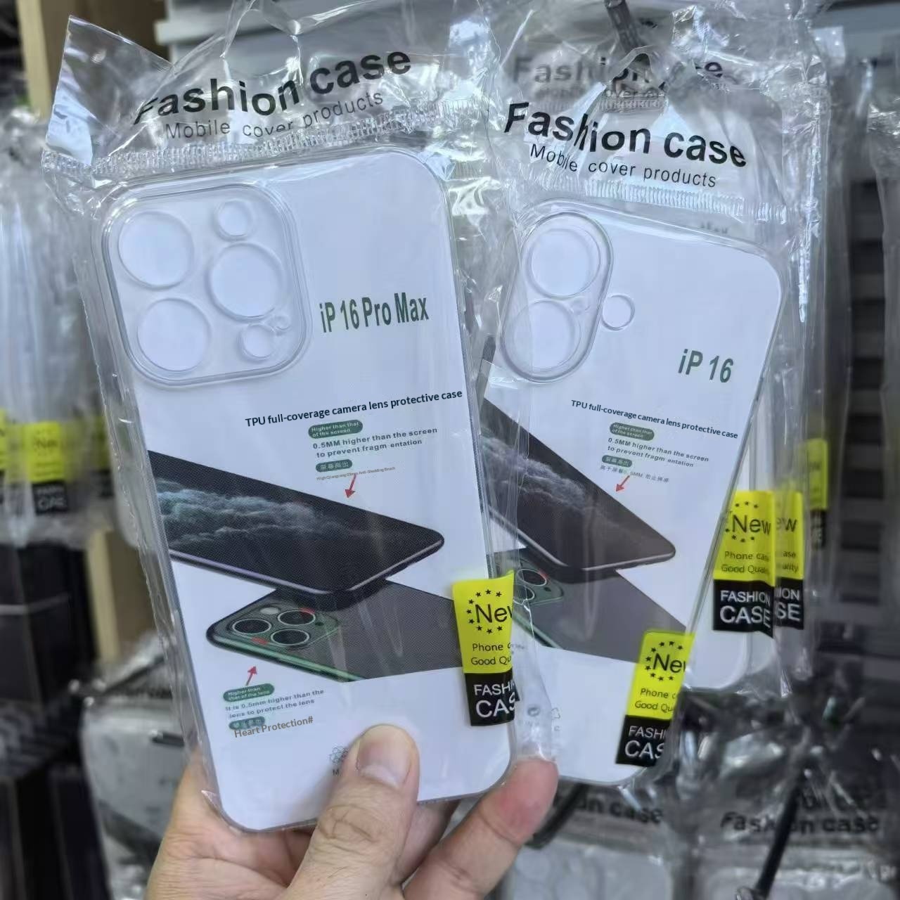 Suitable For IPhone Pro Max, 16 Pro, Fine Hole Transparent Phone Case_voghion.com