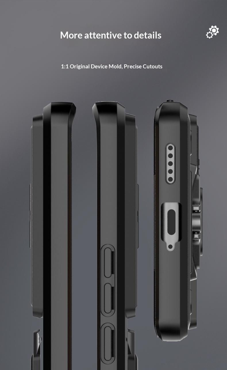 Mobile Phone Case For Vivo V60 Combat Bear With Sliding Stand_voghion.com