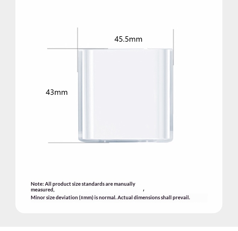 Charging Head Suitable For 18/20W Charger Cable Bite TPU Soft Shell Transparent Protective Cover_voghion.com
