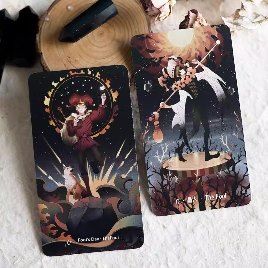 Jogo de cartas tarot globe trotter starry night clássico 78_voghion.com