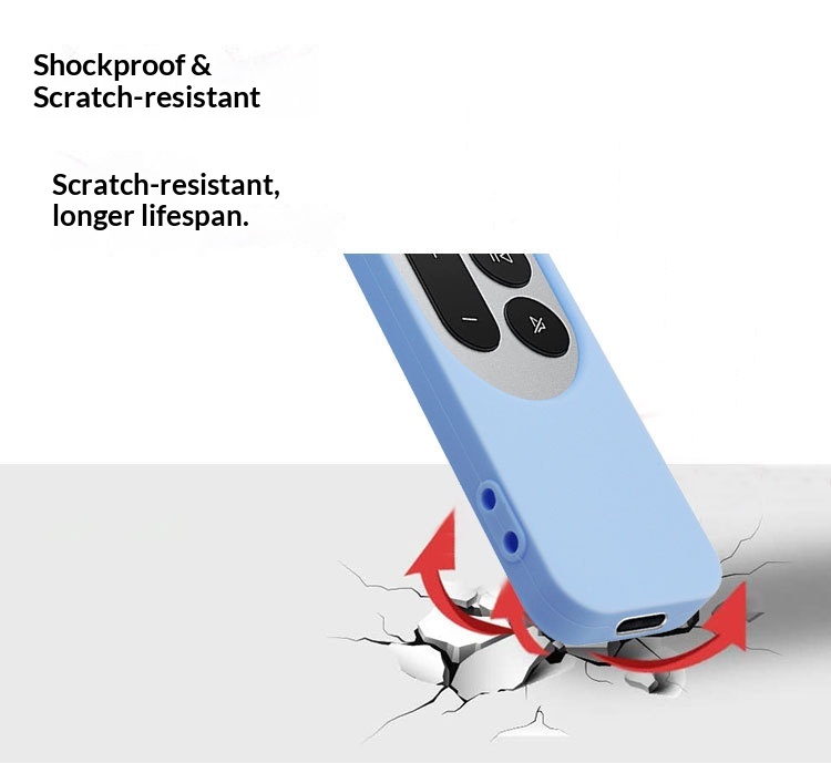 Custodia protettiva in silicone con luce notturna per telecomando TV 4K 2021_voghion.com