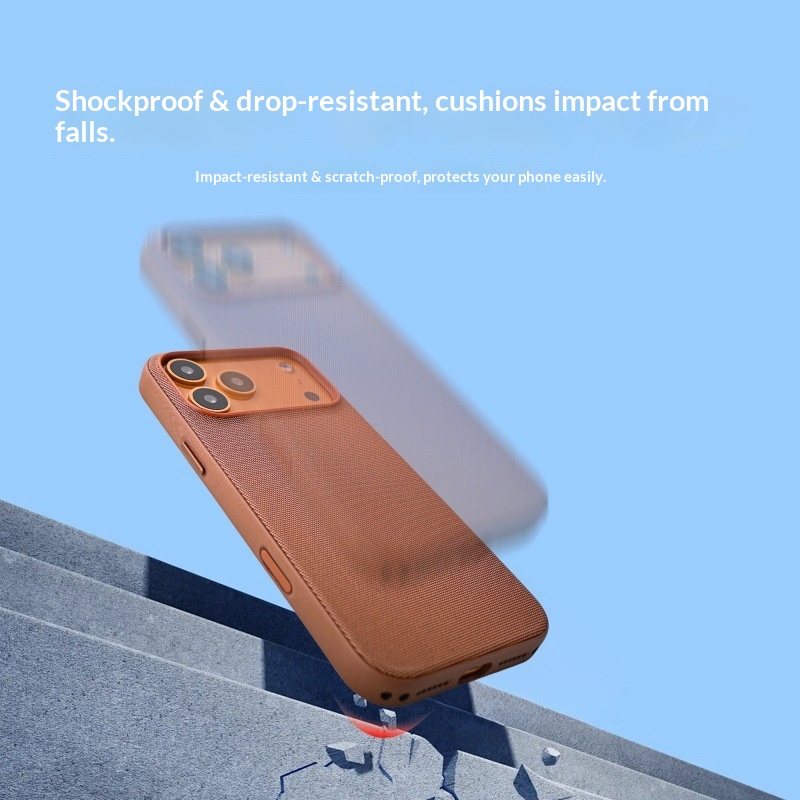New Compatible With IPhone 17 Pro/Max Tech Fabric Phone Case Camera Control Magnetic Cloth Texture Style_voghion.com