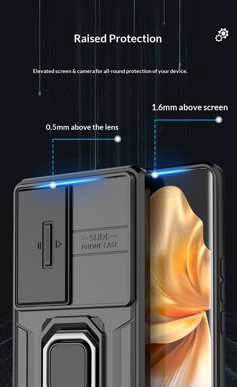 Mobile Phone Case For Vivo V60 Combat Bear With Sliding Stand_voghion.com