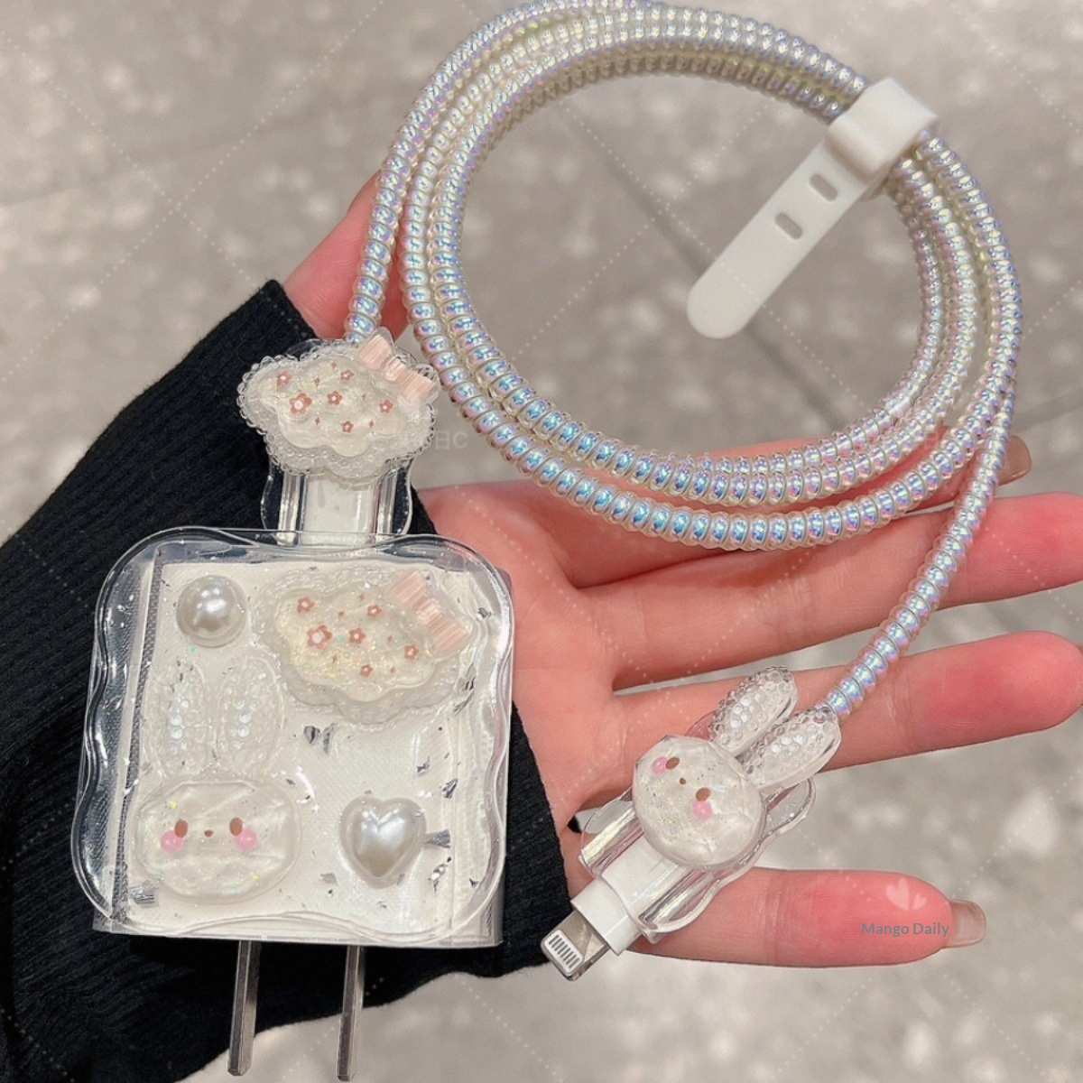 Protector De Cable De Carga Rápida Para Iphone Y Accesorios_voghion.com