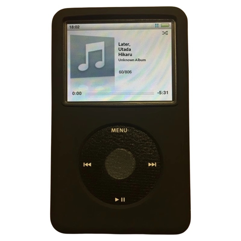 Compatible With IPC80G/120G/3rd Gen 160G Protective Case Simplism Silicone Cover IPod Classic 3 Slim Style_voghion.com