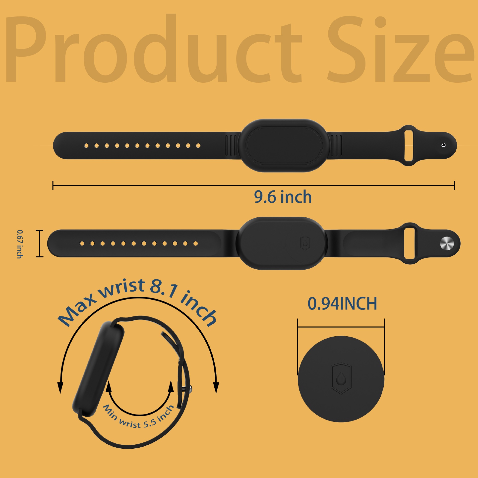 Suitable For Samsung SmartTag2 Wristband Case Anti-Lost Tracker Silicone Watch Strap Waterproof Protective Shell_voghion.com