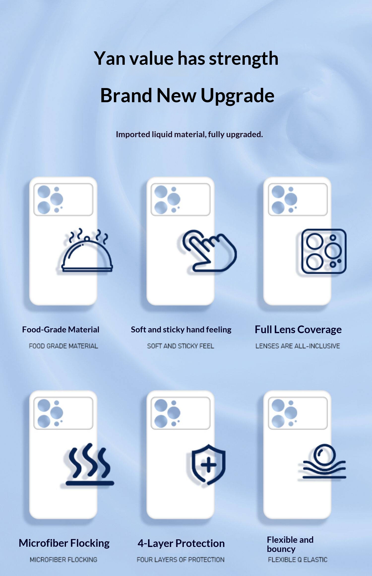 Liquid Large Window Compatible 17 Pro Max Phone Case IPhone 16 With Lens Protector Silicone Protective Cover 15_voghion.com