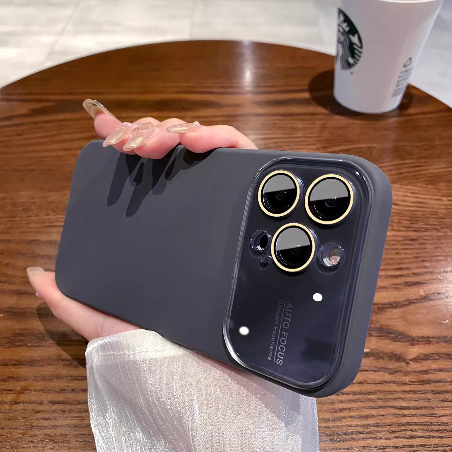 Liquid Large Window Compatible 17 Pro Max Phone Case IPhone 16 With Lens Protector Silicone Protective Cover 15_voghion.com