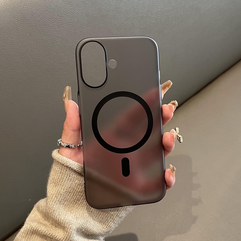 Passend für iPhone 16 Pro Max, neue ultradünne, matte, transparente magnetische Schutzhülle mit Magnetverschluss_voghion.com
